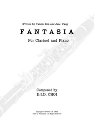 Fantasia For Clarinet and Piano P.O.D cover Thumbnail